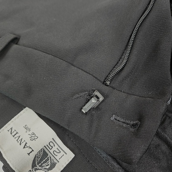 LANVIN Women’s Stretch Straight Cigarette Pants Black Size 38 (S) - Picture 10 of 11